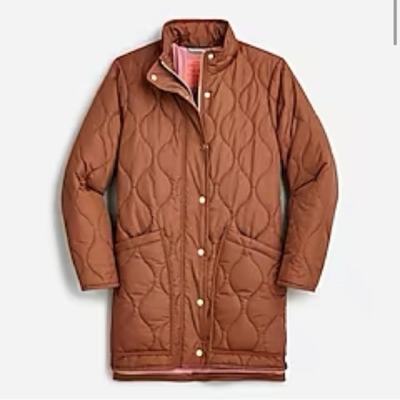J. Crew Jackets & Blazers - J.Crew New Quilted Cocoon Puffer Coat Sz Large